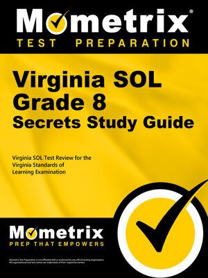 cover image of Virginia SOL Grade 8 Secrets Study Guide